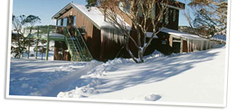 The lodge in winter